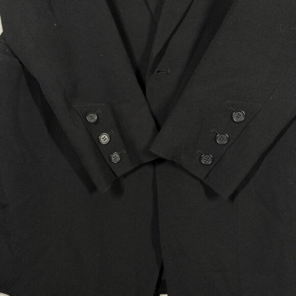 Halogen Women's Black Double Breasted Office Siren Button Blazer Size Small - Picture 12 of 16